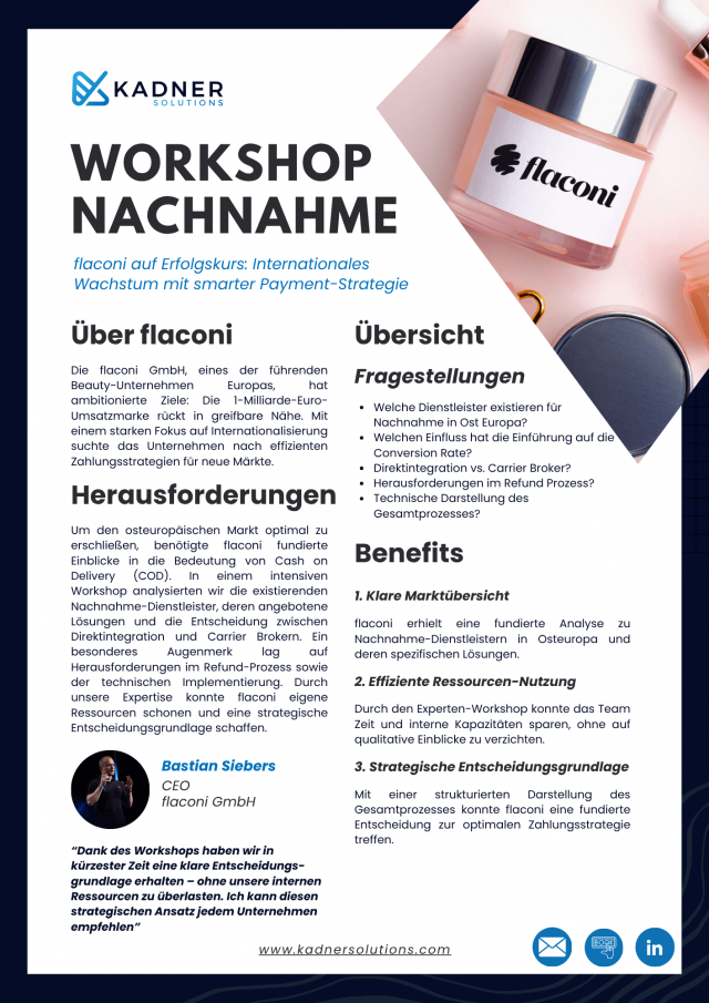 Fallstudie Flaconi 2